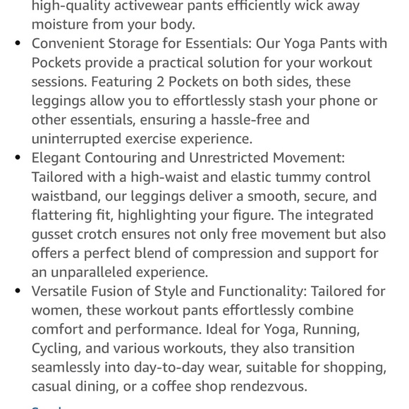 White Flare yoga pants size 1X NWT - Picture 7 of 7